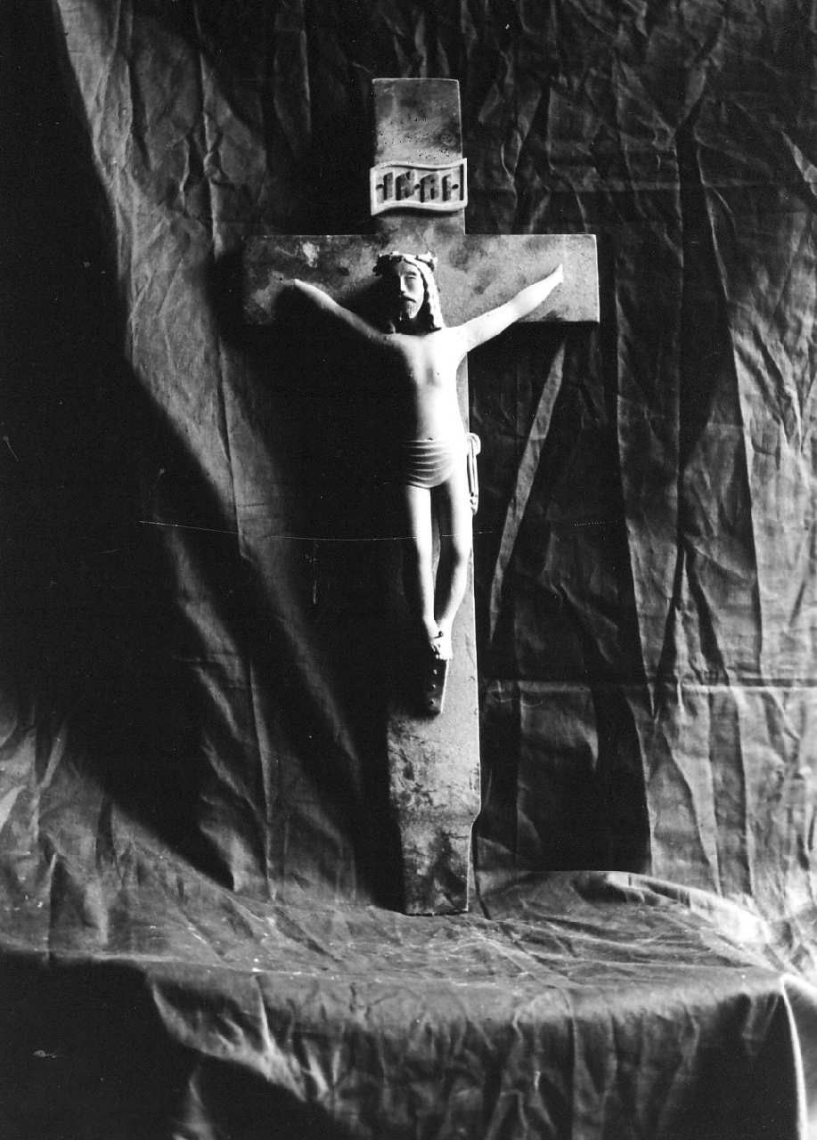 crocifisso, opera isolata - bottega Italia meridionale (fine/inizio secc. XVIII/ XIX)