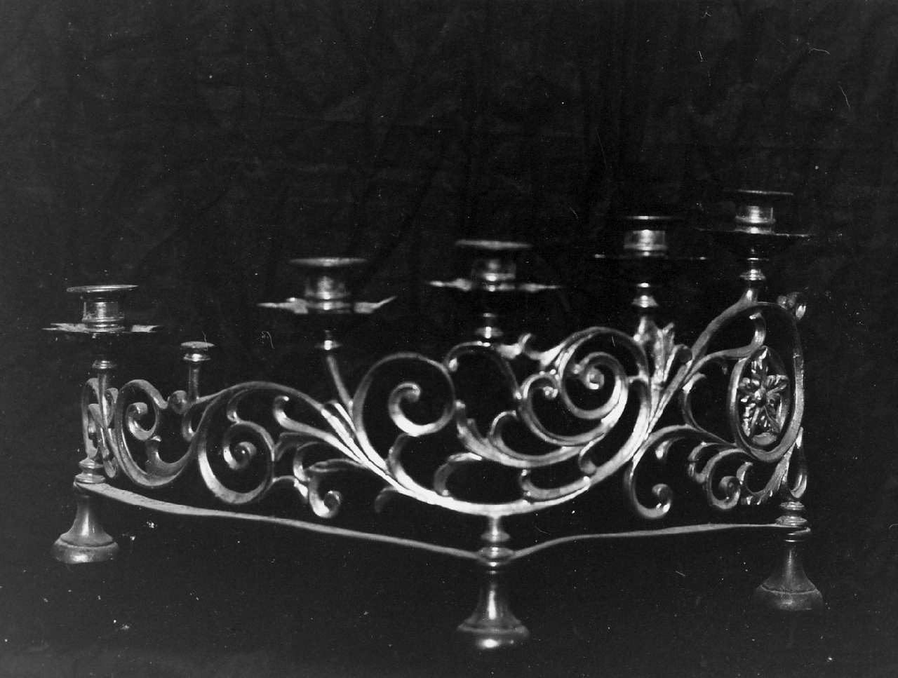 candeliere, serie - bottega calabrese (sec. XIX)