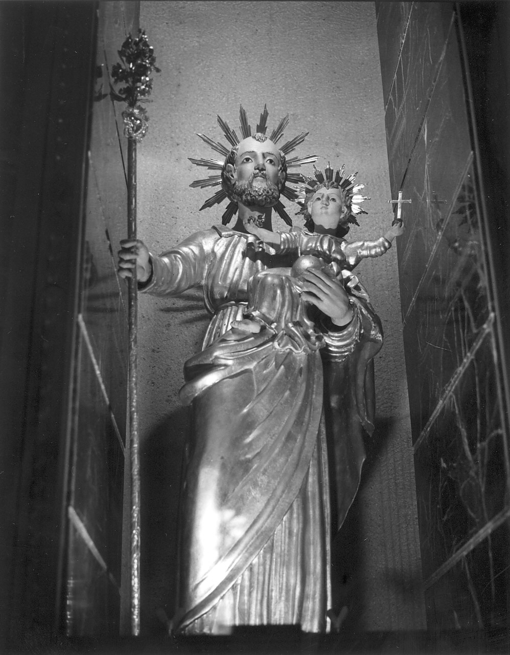 San Giuseppe e Gesù Bambino (statua) - bottega calabrese (inizio sec. XX)