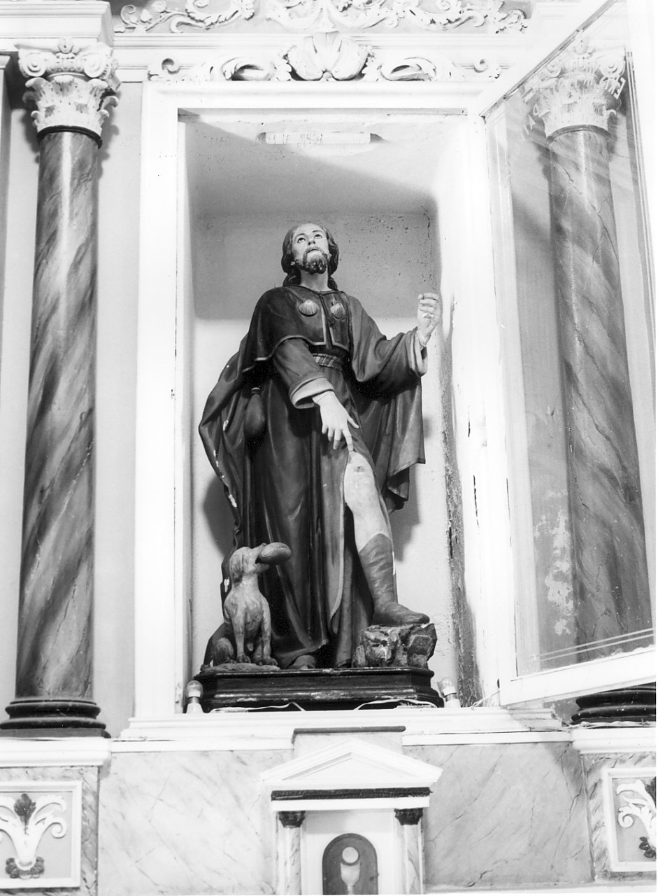 San Rocco (statua) - bottega Italia meridionale (seconda metà sec. XIX)