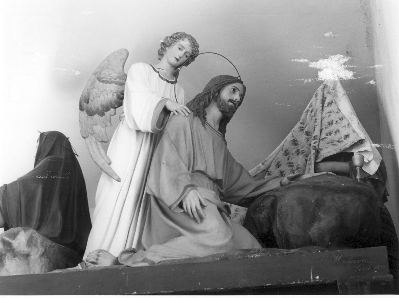 storie della passione di Cristo (gruppo scultoreo, ciclo) di Malecore Giuseppe (sec. XX)