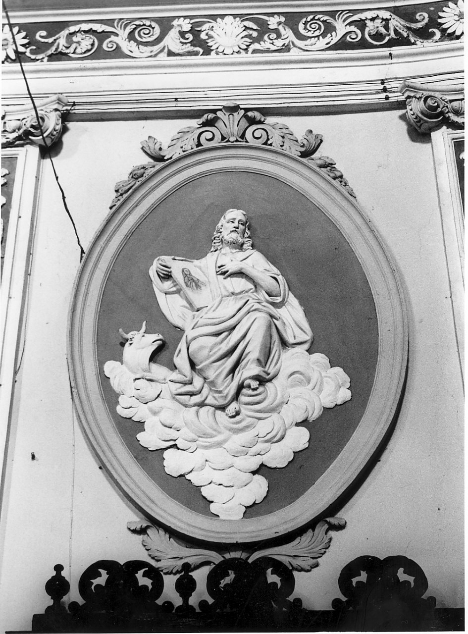 San Luca (decorazione plastica, complesso decorativo) - bottega Italia meridionale (fine/inizio secc. XVIII/ XIX)