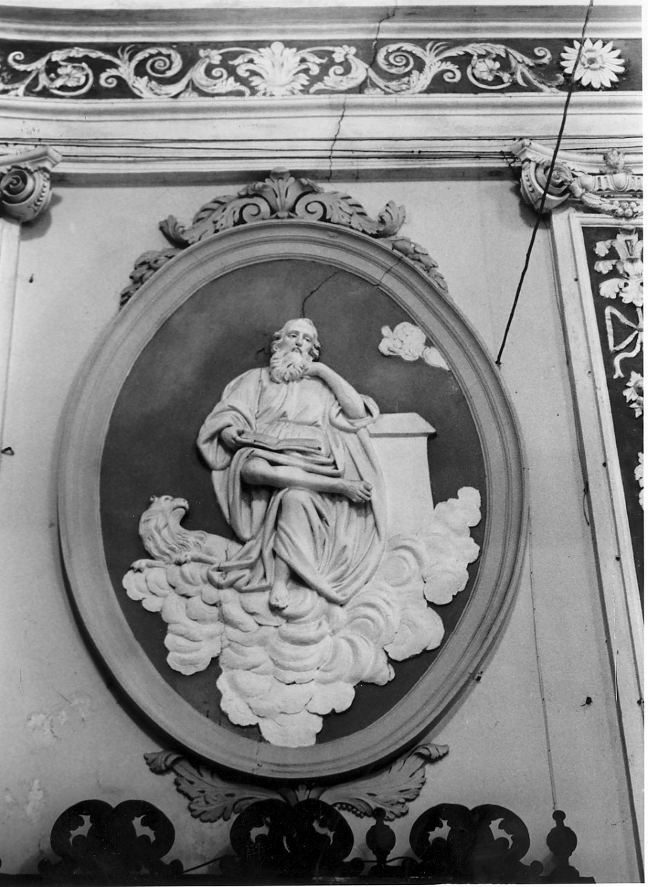 San Marco Evangelista (decorazione plastica, complesso decorativo) - bottega Italia meridionale (fine/inizio secc. XVIII/ XIX)