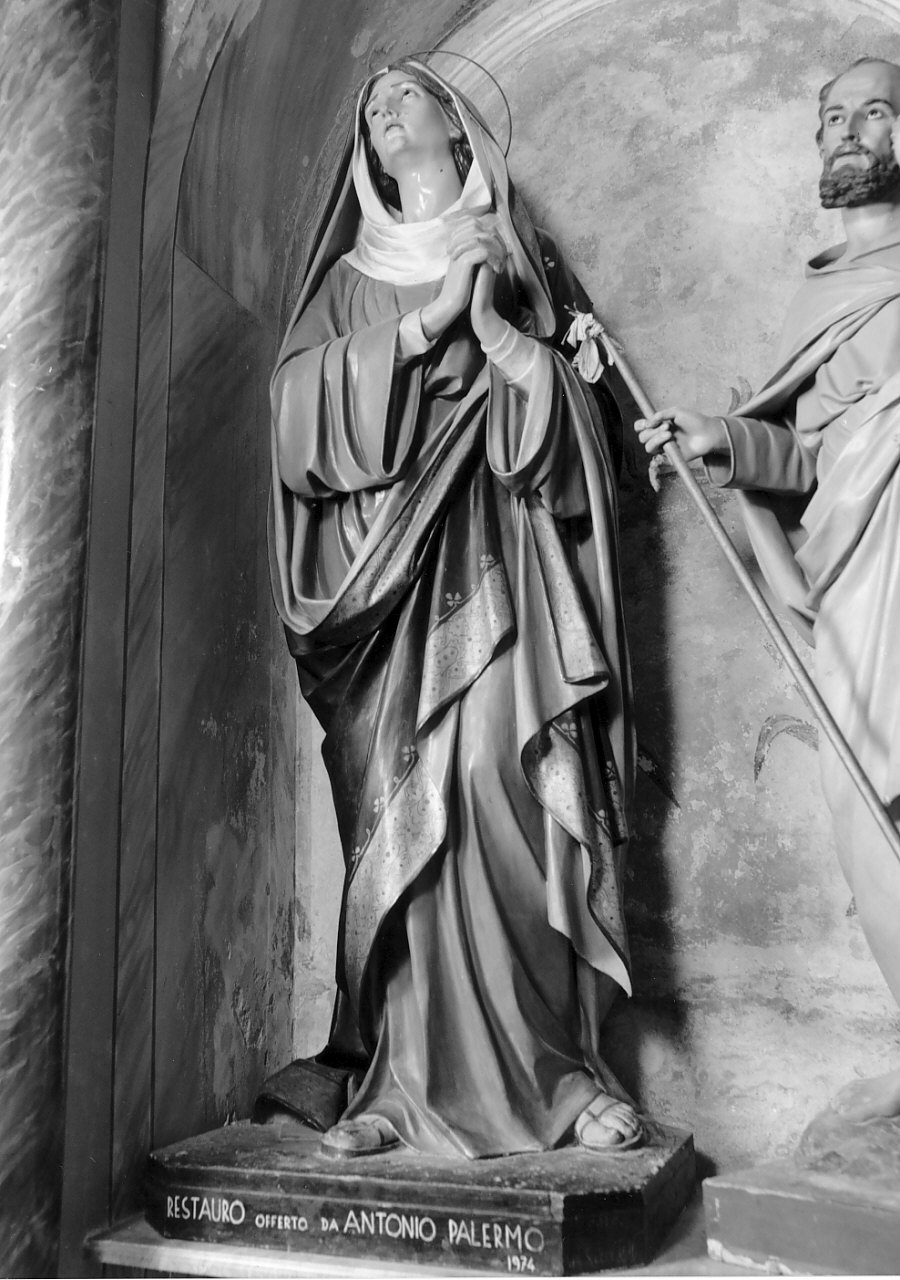 Madonna Addolorata (statua, opera isolata) - bottega Italia meridionale (sec. XIX)