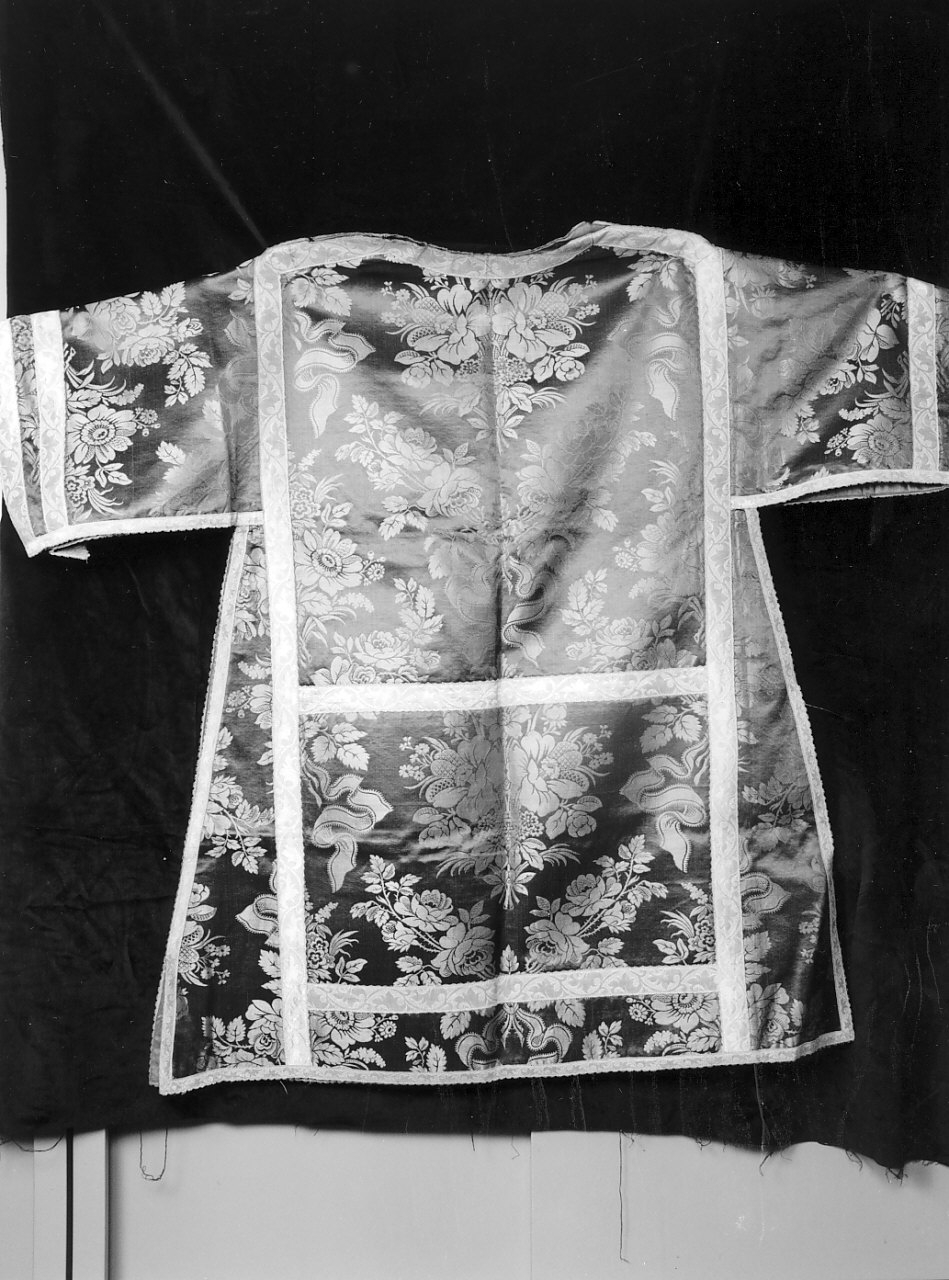 tunicella, opera isolata - manifattura calabrese (fine/inizio secc. XIX/ XX)