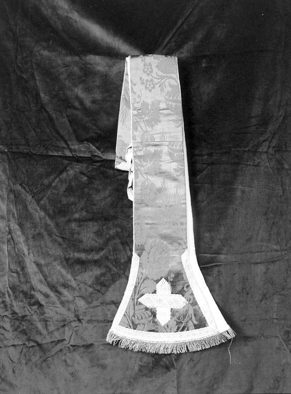 stola, serie - manifattura calabrese (fine/inizio secc. XIX/ XX)