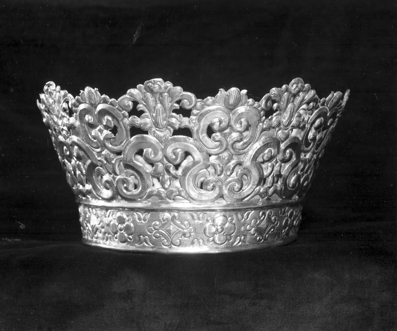 corona da statua - bottega Italia meridionale (sec. XVIII)