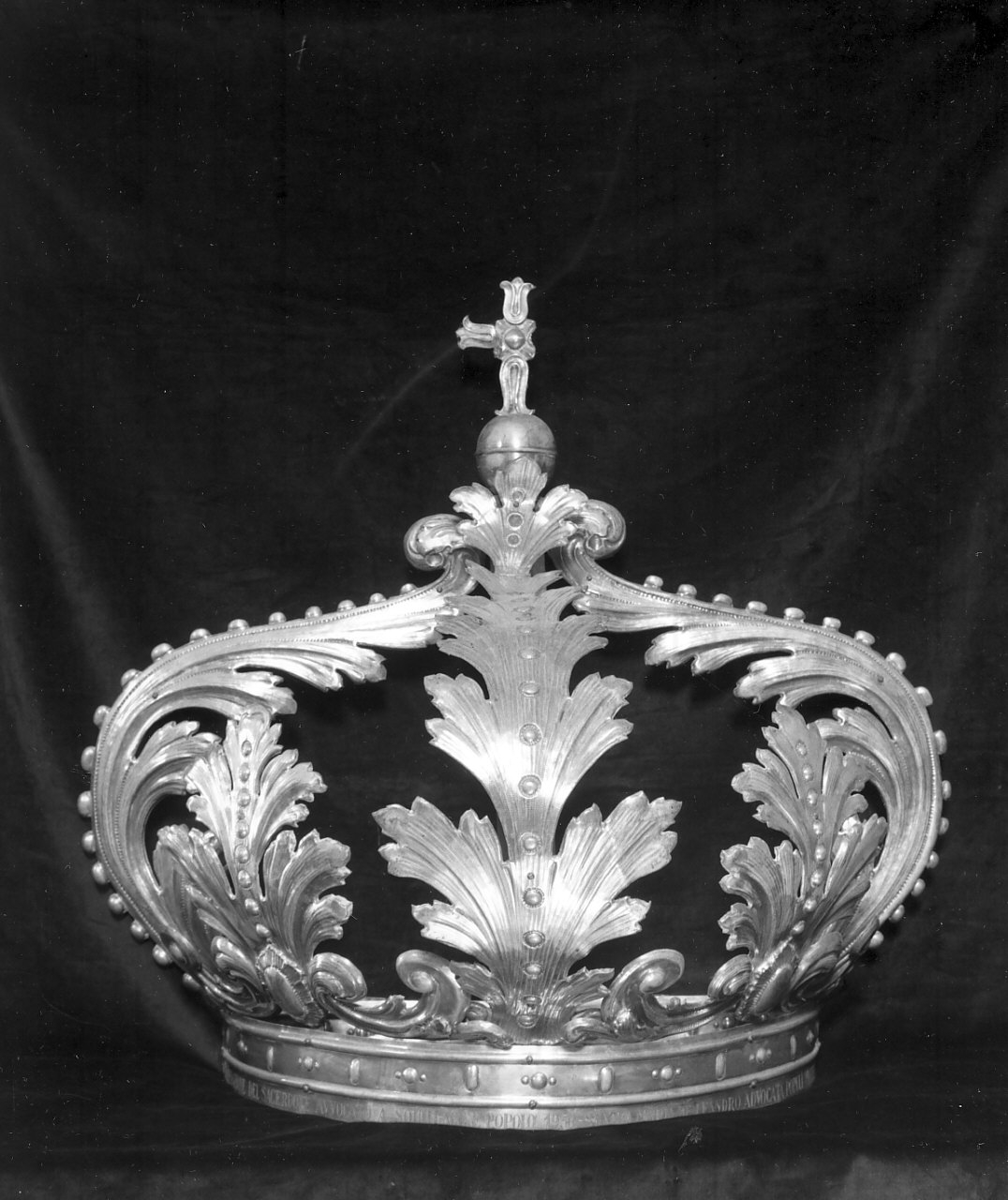 corona da dipinto - bottega Italia meridionale (sec. XX)