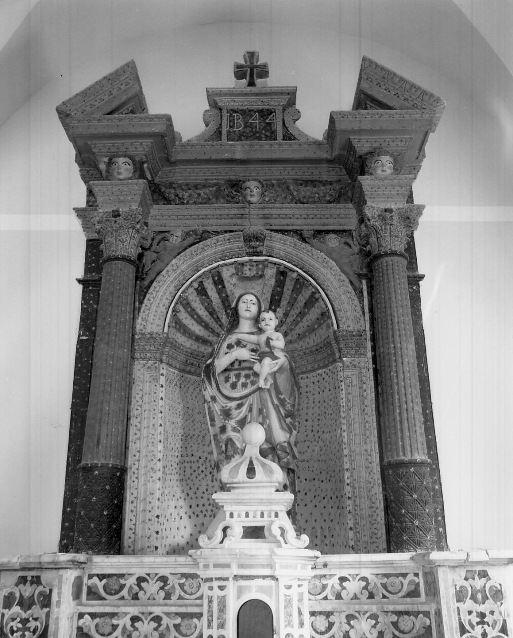 mostra d'altare - bottega calabrese (sec. XIX)