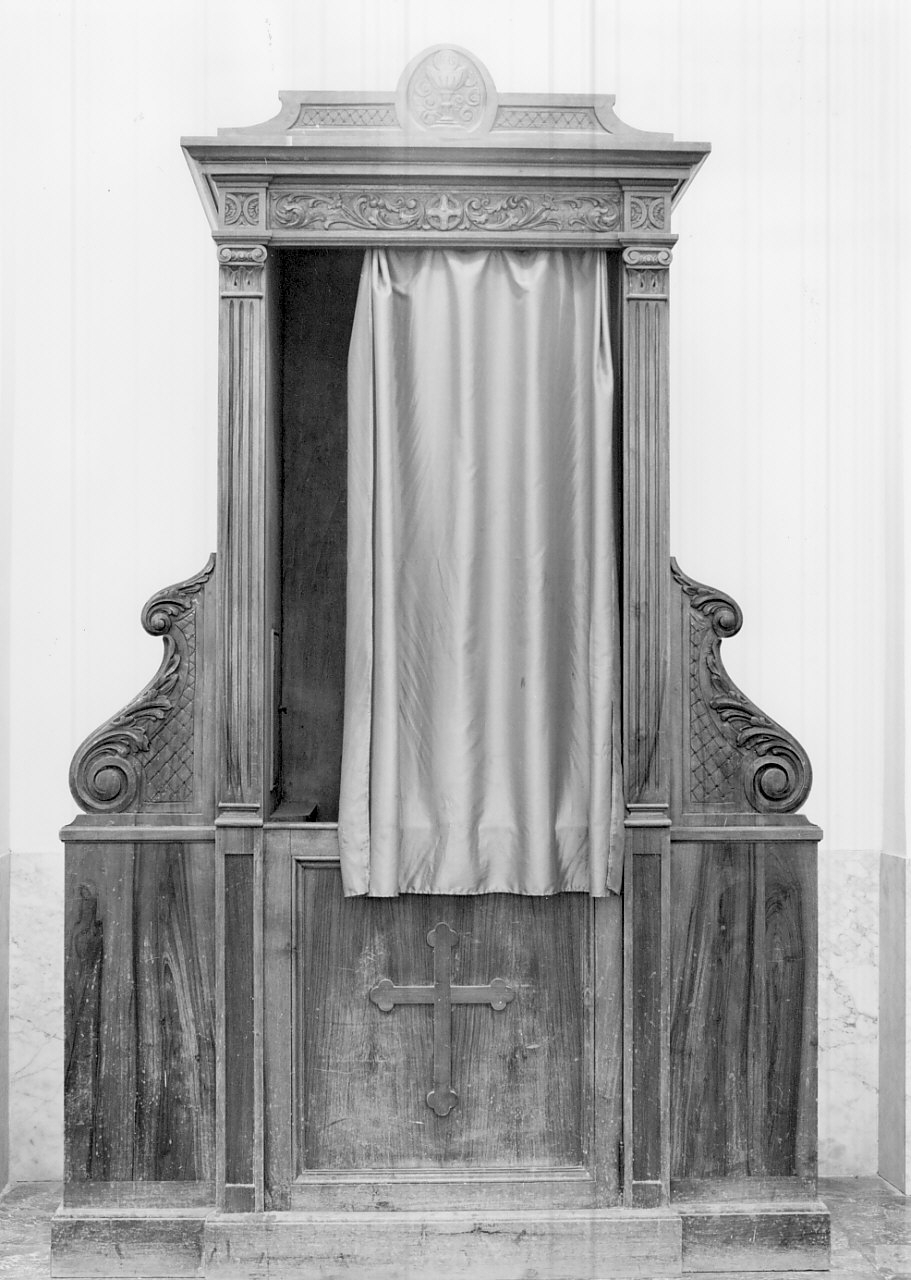 confessionale - bottega calabrese (fine/inizio secc. XIX/ XX)