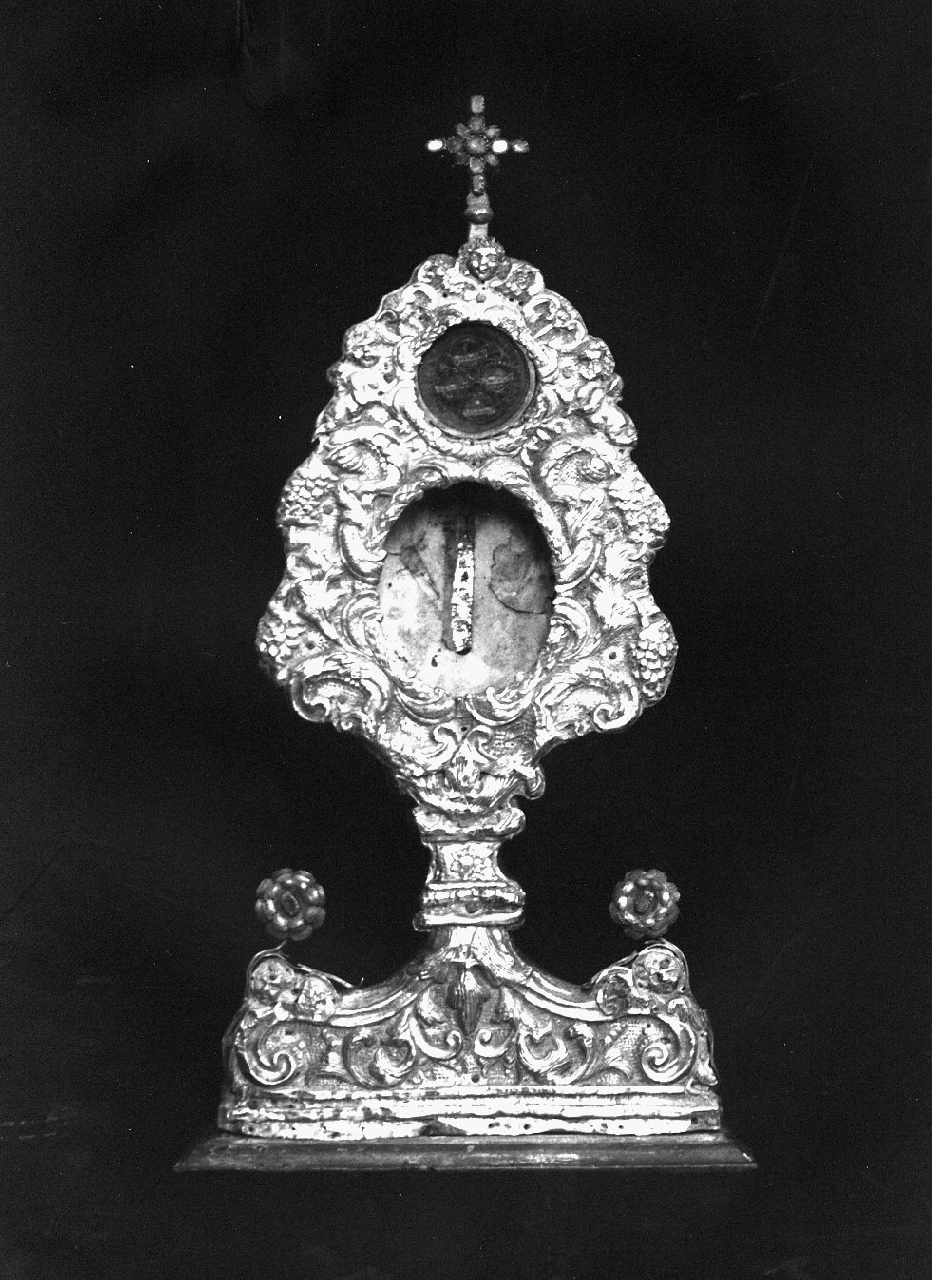 reliquiario, opera isolata - bottega Italia meridionale (sec. XVIII)