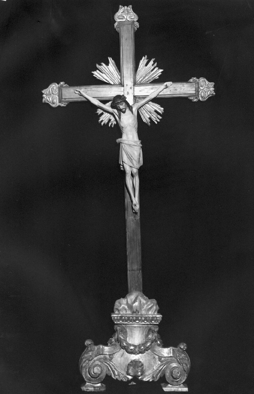 croce d'altare - bottega Italia meridionale (fine/inizio secc. XVIII/ XIX)