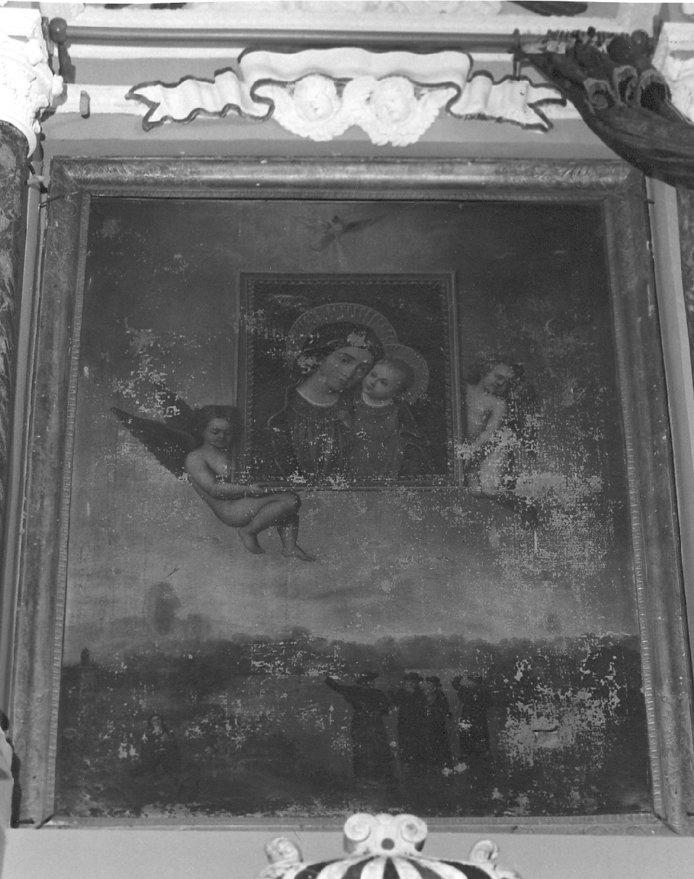 Madonna con Bambino (dipinto, opera isolata) - ambito Italia meridionale (sec. XIX)