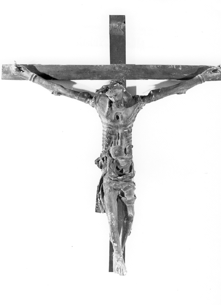 crocifisso, opera isolata - bottega Italia meridionale (sec. XVIII)