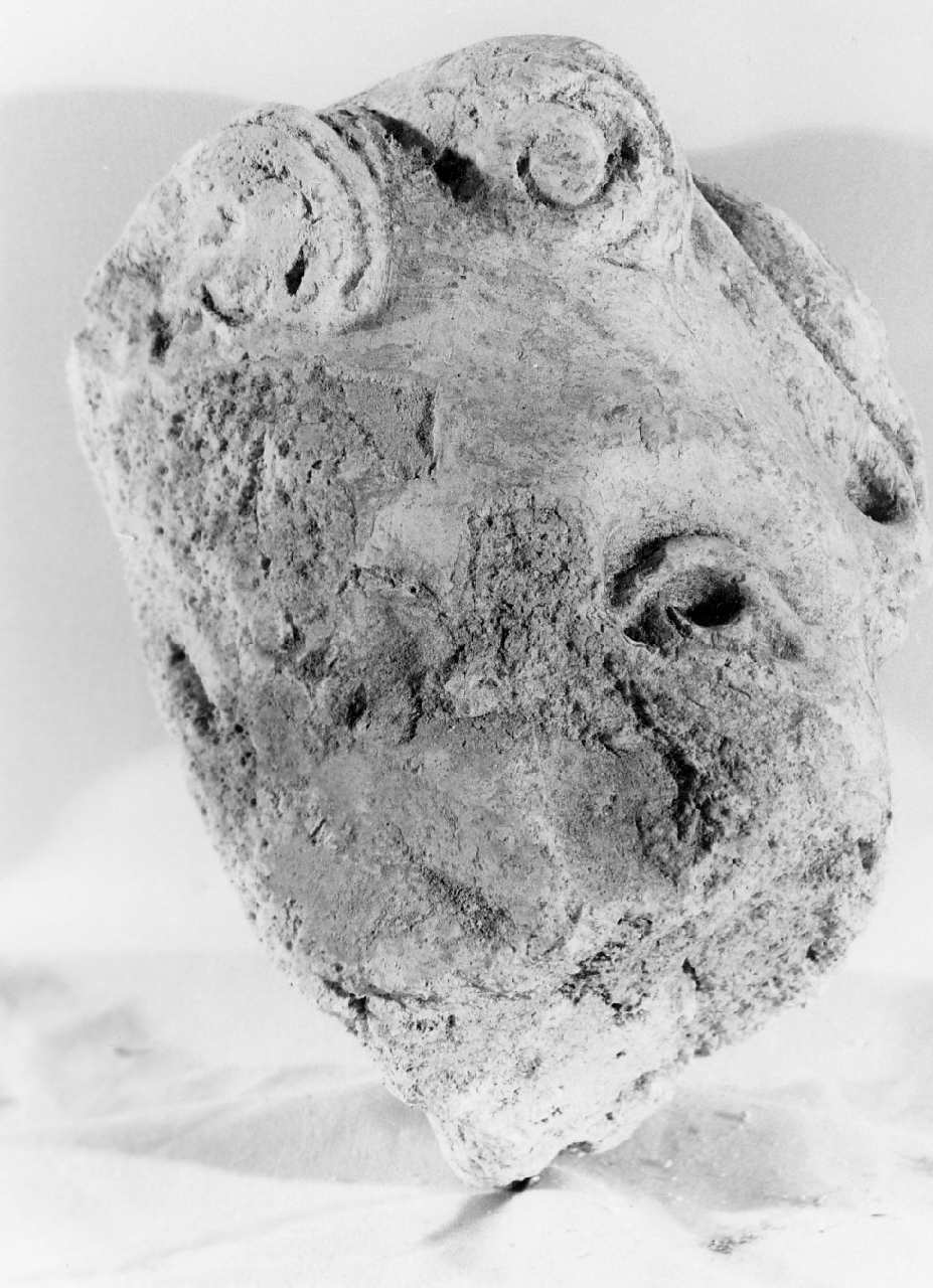 decorazione, frammento - bottega Italia meridionale (fine/inizio secc. XVI/ XVII)