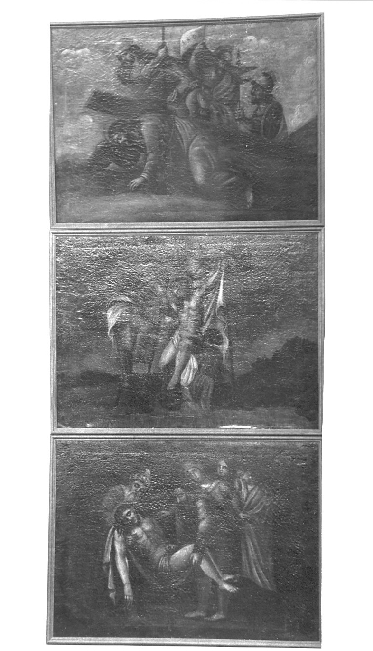 stazioni della via crucis (dipinto, ciclo) - ambito Italia meridionale (sec. XVIII)