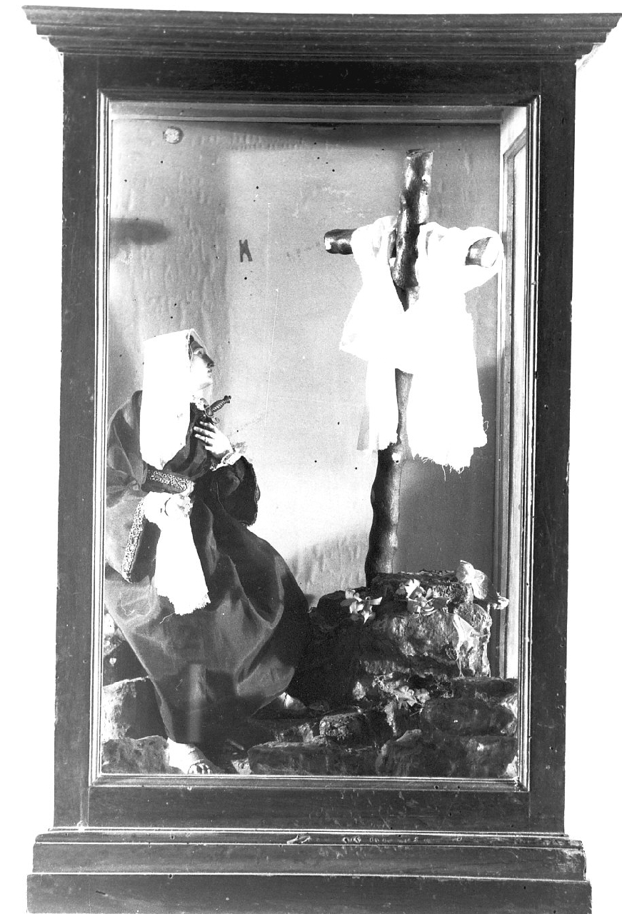 Madonna Addolorata con simboli della Passione (gruppo scultoreo) - bottega napoletana, manifattura napoletana (sec. XVIII)