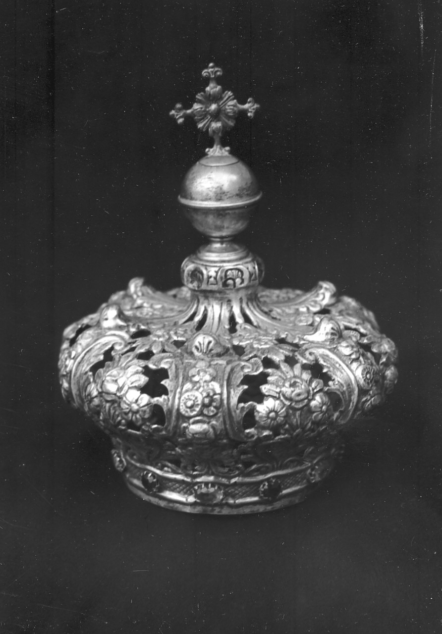 corona da statua, opera isolata - bottega Italia meridionale (sec. XIX)