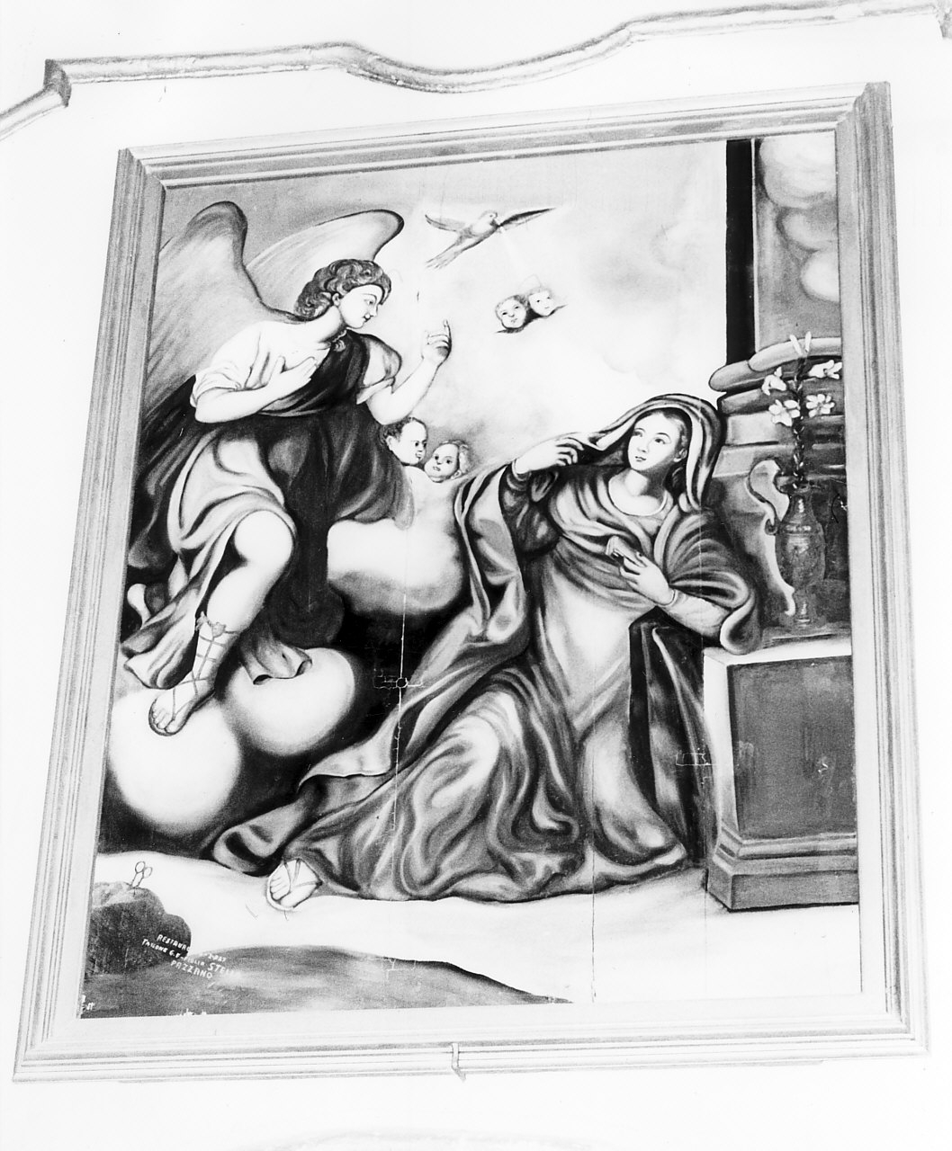 Annunciazione (dipinto, opera isolata) - ambito Italia meridionale (sec. XIX, sec. XX)