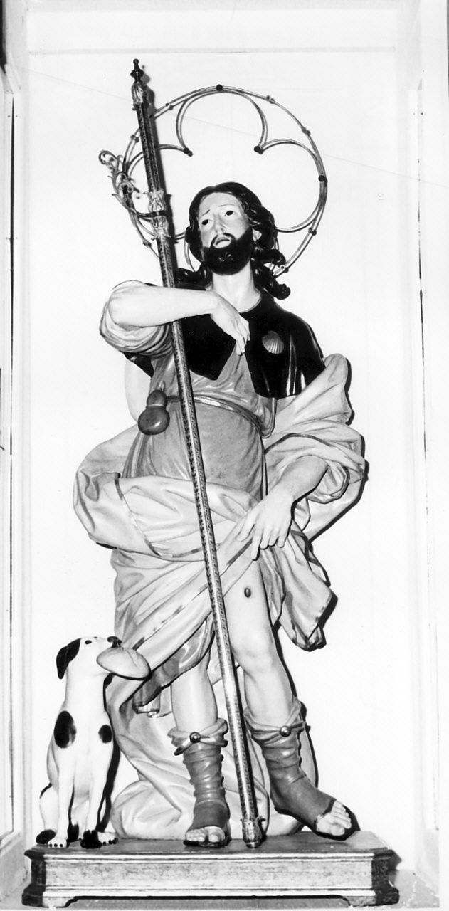 San Rocco (statua, opera isolata) - bottega Italia meridionale (sec. XVIII, sec. XIX)