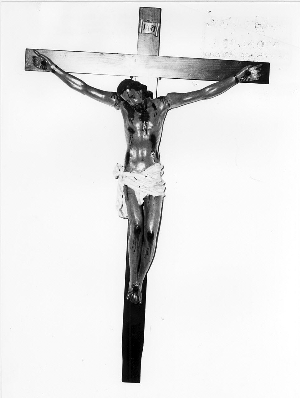 crocifisso, opera isolata - bottega Italia meridionale (sec. XIX)