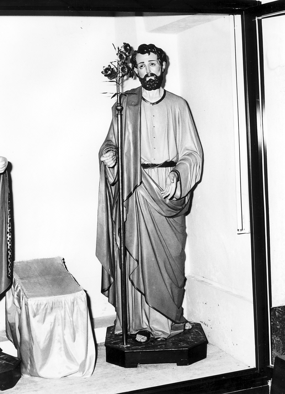 San Giuseppe (gruppo scultoreo, elemento d'insieme) - bottega Italia settentrionale (sec. XIX, sec. XX)