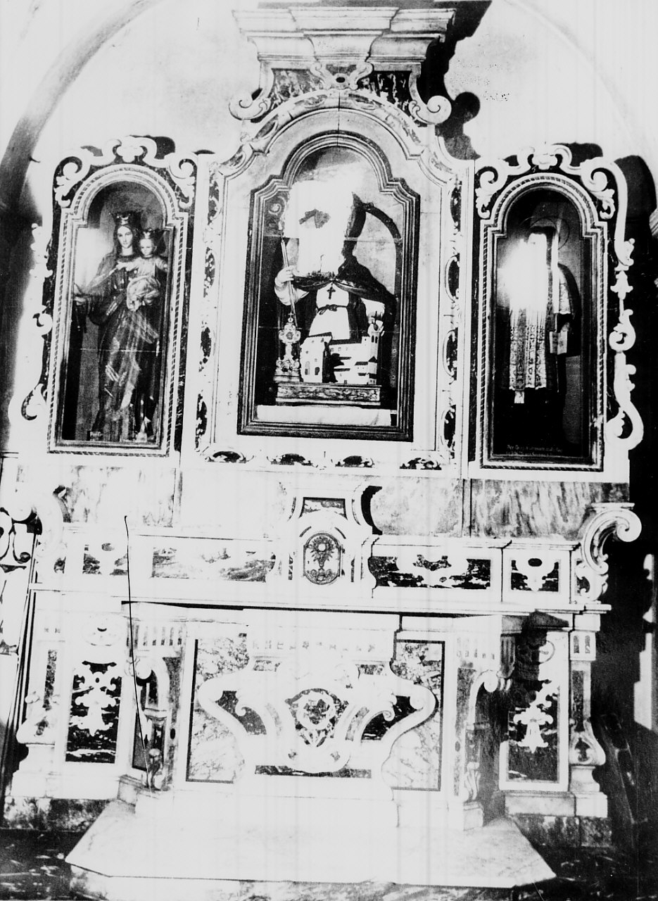 altare, opera isolata - bottega Italia meridionale (fine/inizio secc. XVII/ XVIII)