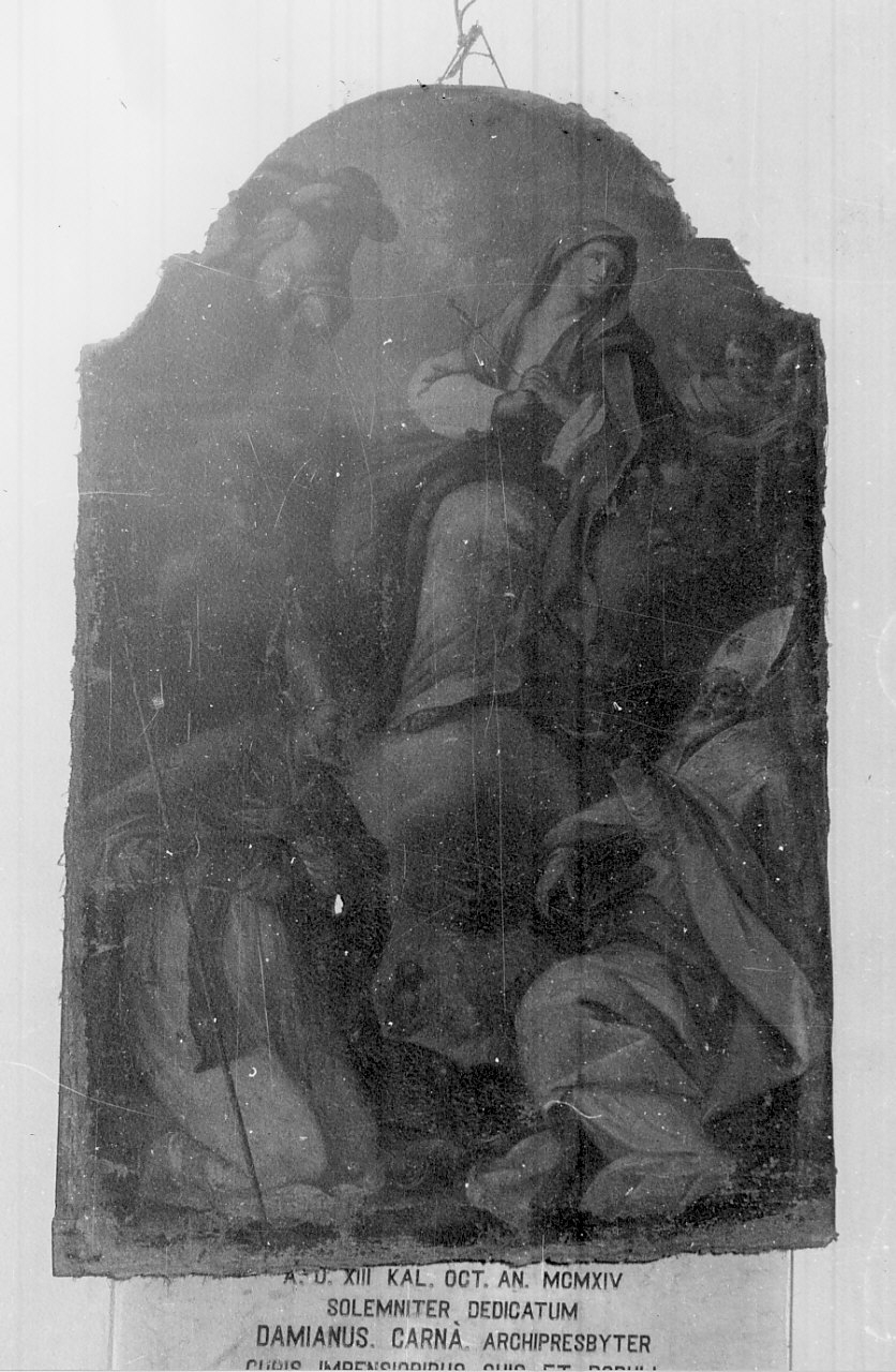 Madonna Addolorata e Santi (dipinto, opera isolata) - ambito Italia meridionale (fine/inizio secc. XVII/ XVIII)