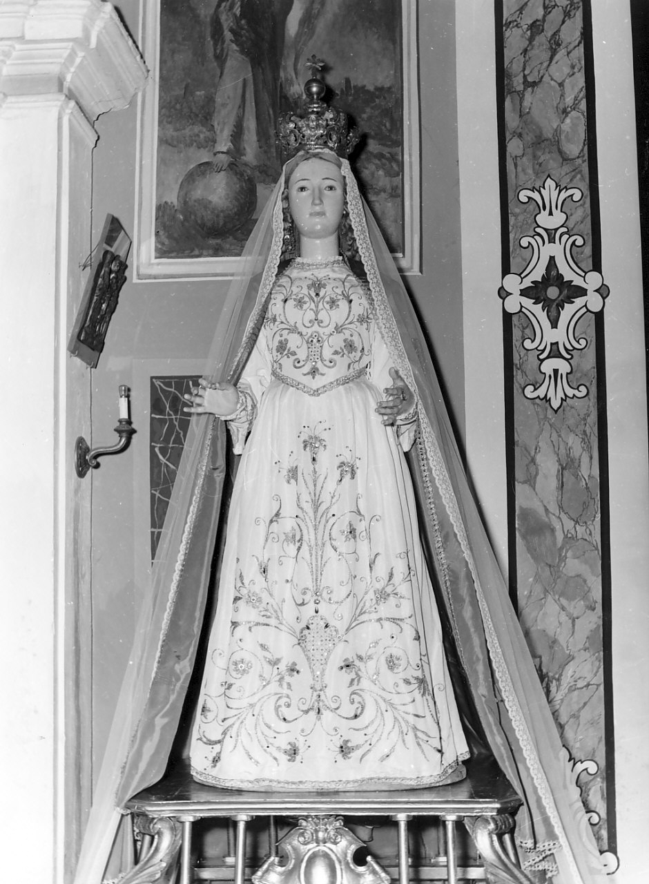 Madonna del Rosario (manichino, opera isolata) - bottega calabrese (sec. XX)