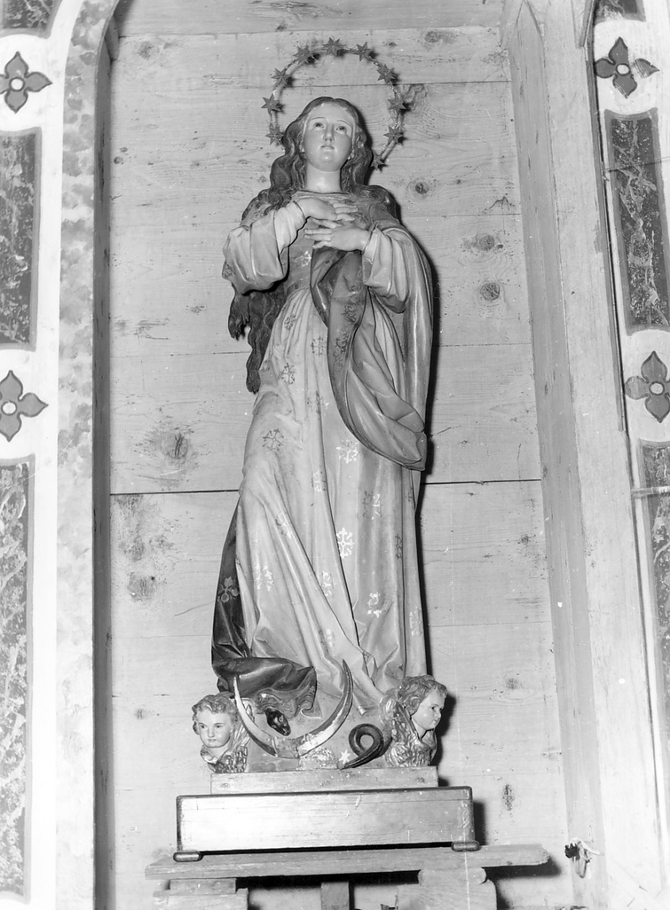 Madonna Immacolata (statua, opera isolata) - bottega calabrese (sec. XVIII)
