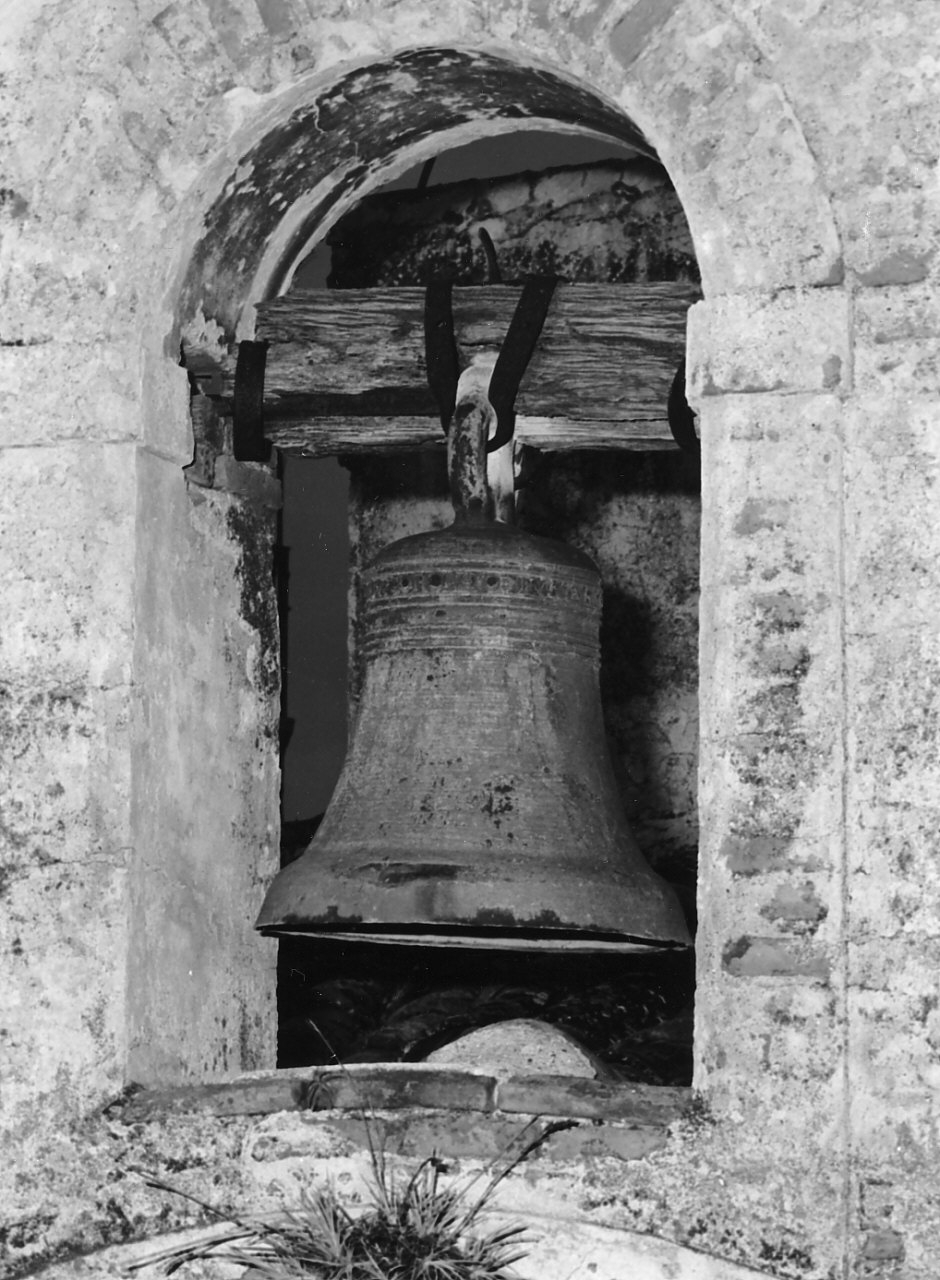 campana, opera isolata - bottega Italia meridionale (fine/inizio secc. XVIII/ XIX)