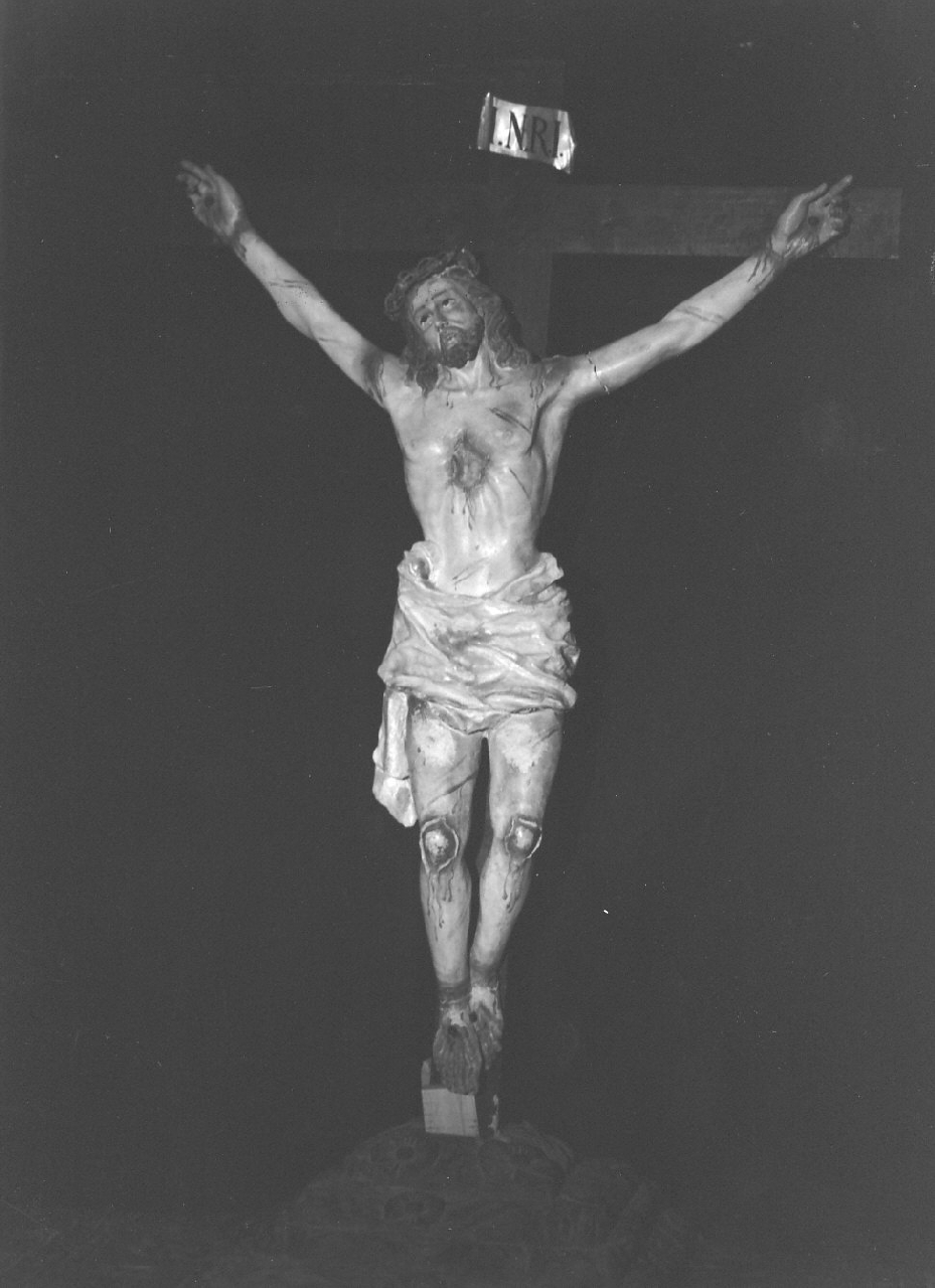 crocifisso, opera isolata - bottega Italia meridionale (sec. XIX)