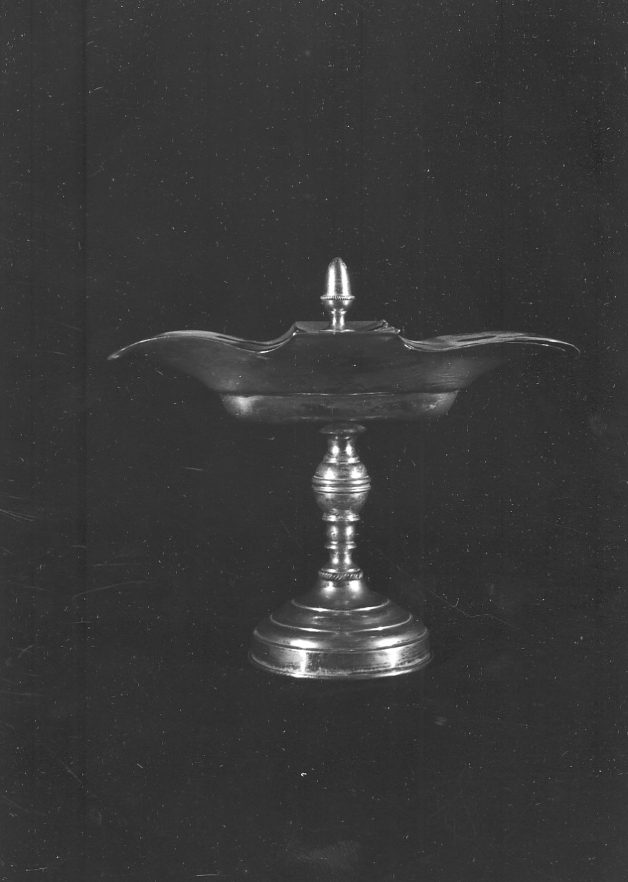 navicella portaincenso, opera isolata - bottega calabrese (fine sec. XIX)