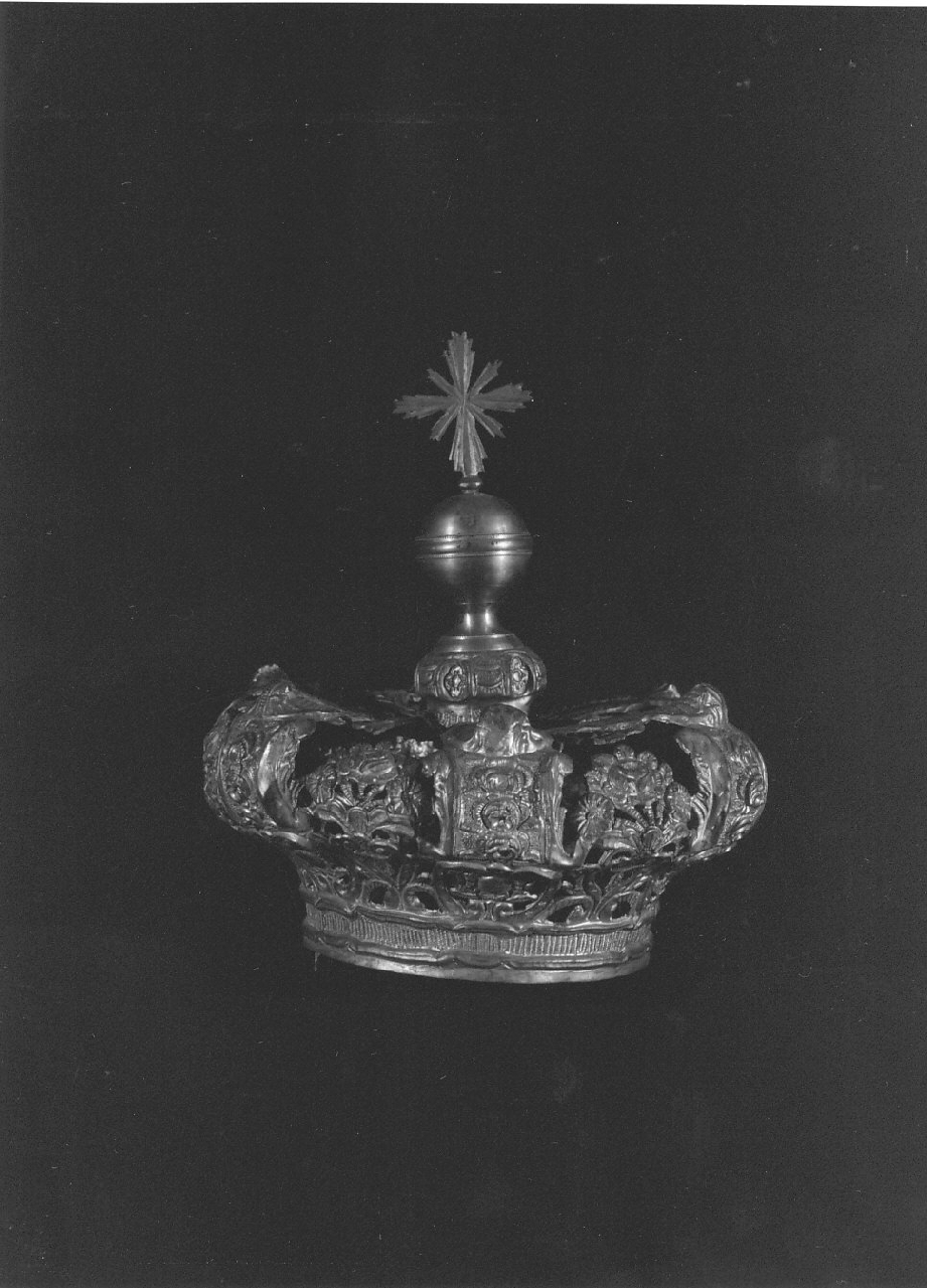 corona da statua, opera isolata - bottega Italia meridionale (sec. XIX)