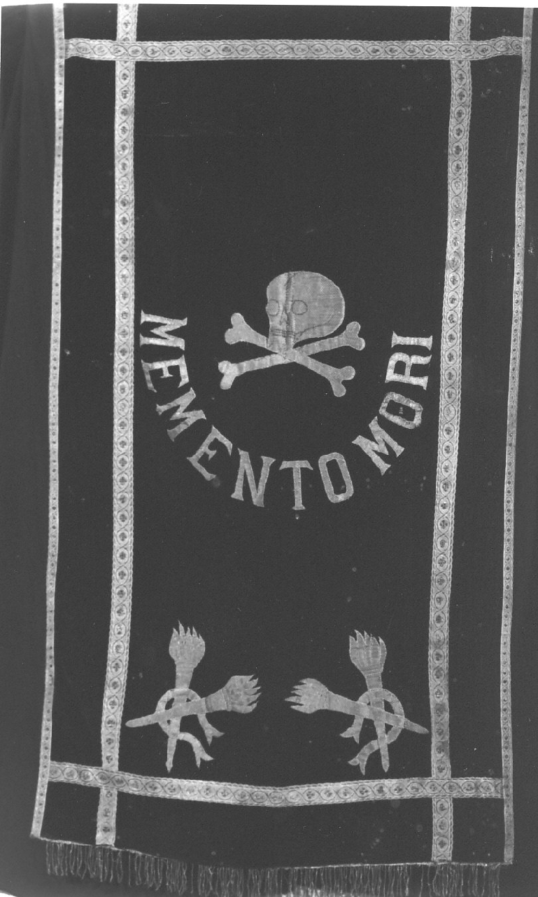 stendardo, opera isolata - manifattura calabrese (sec. XIX)