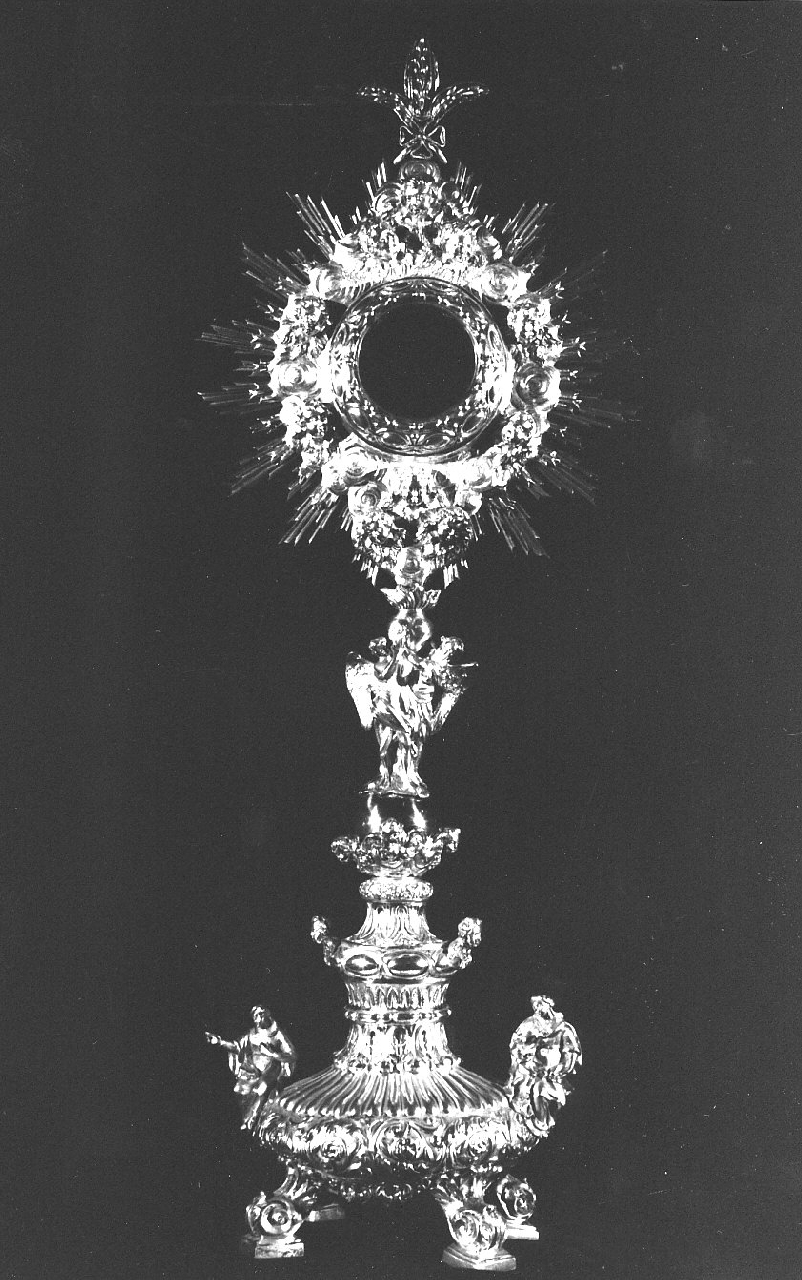 ostensorio, opera isolata - bottega Italia meridionale (sec. XIX)