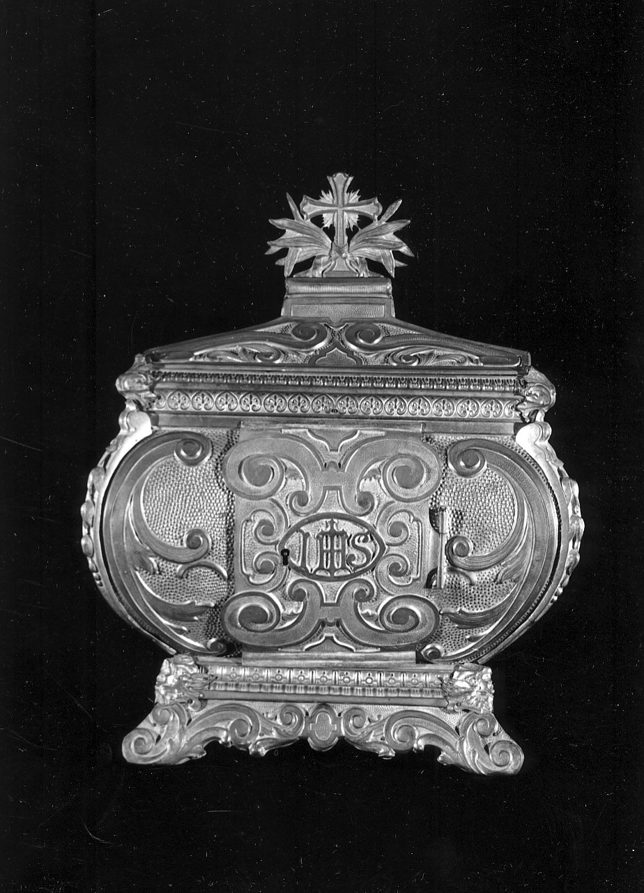 repositorio, opera isolata - bottega calabrese (fine sec. XIX)