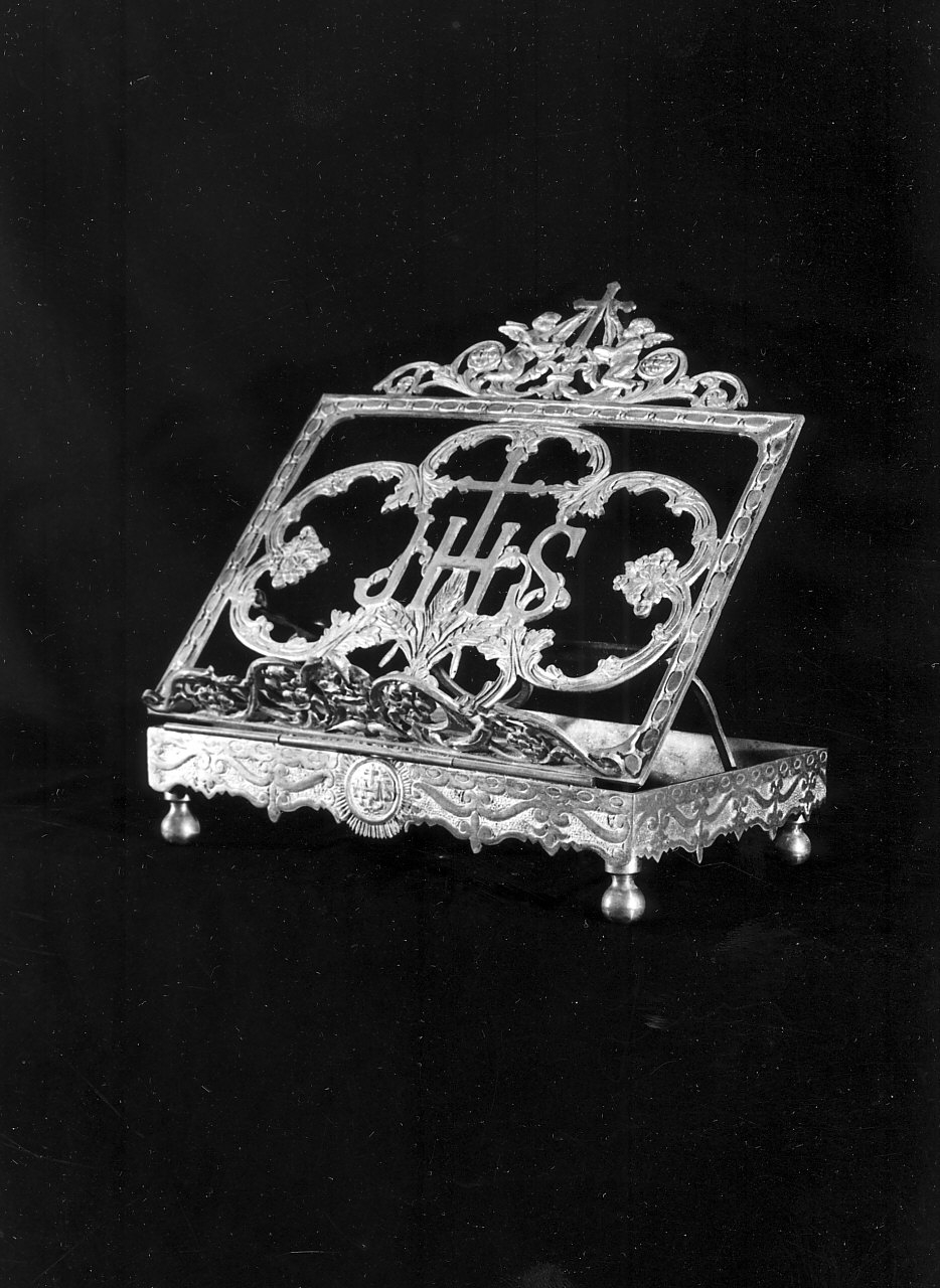 leggio d'altare, opera isolata - bottega Italia meridionale (fine sec. XIX)