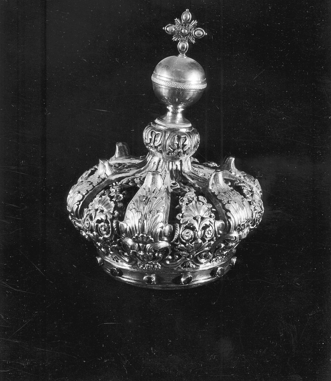 corona da statua, opera isolata - bottega Italia meridionale (sec. XIX, sec. XIX)