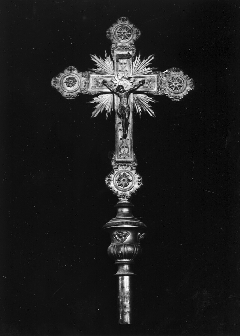 croce processionale - bottega Italia meridionale (sec. XIX)