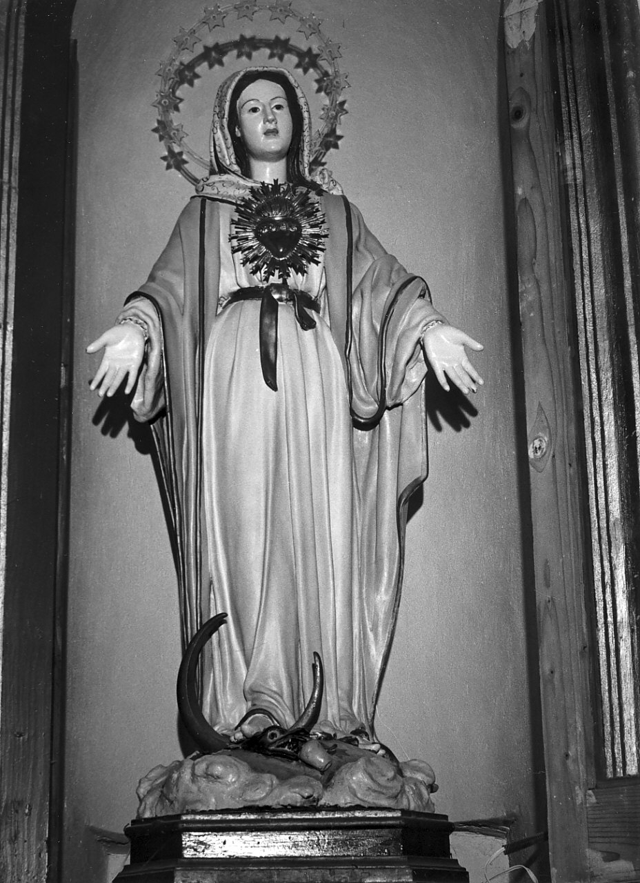 Madonna Immacolata (statua, opera isolata) - bottega Italia meridionale (fine/inizio secc. XVIII/ XIX)