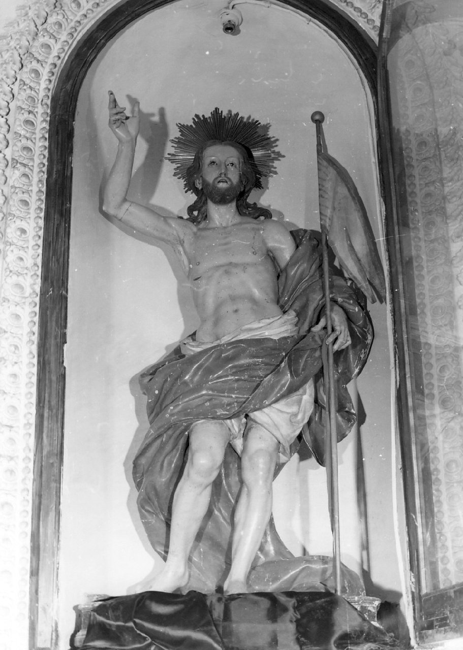 Cristo risorto (statua, opera isolata) - bottega calabrese (sec. XVIII)
