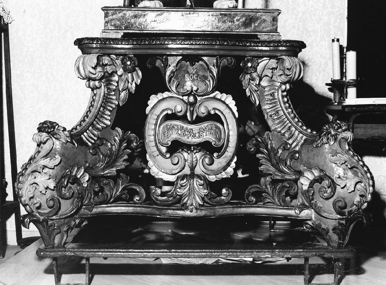 base processionale, opera isolata - bottega calabrese (seconda metà sec. XIX)