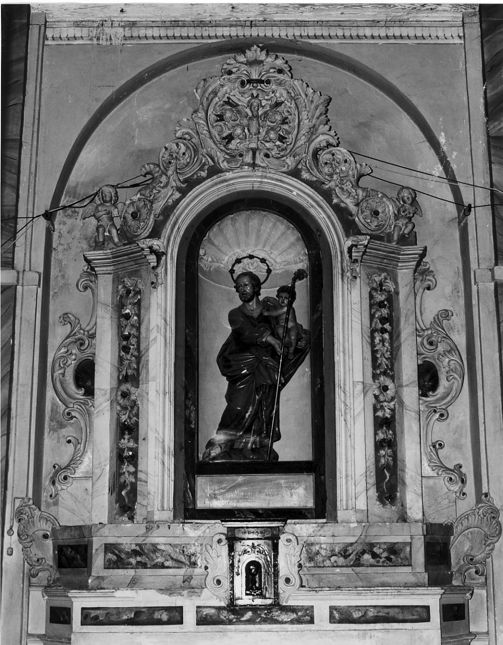 altare, opera isolata - bottega calabrese (seconda metà sec. XIX)