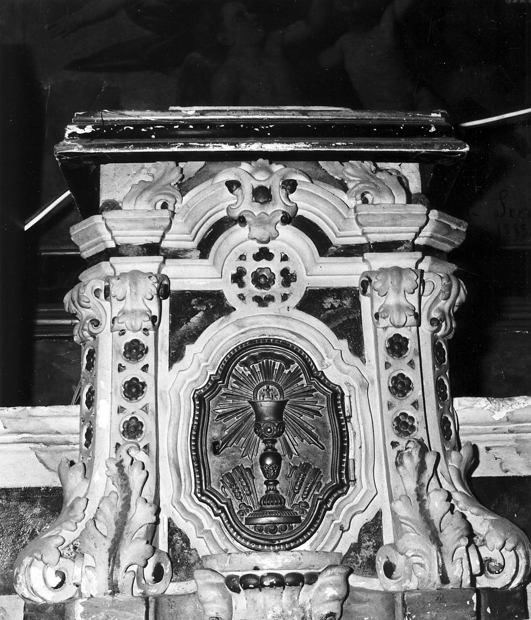 tabernacolo, opera isolata - bottega calabrese (seconda metà sec. XIX)