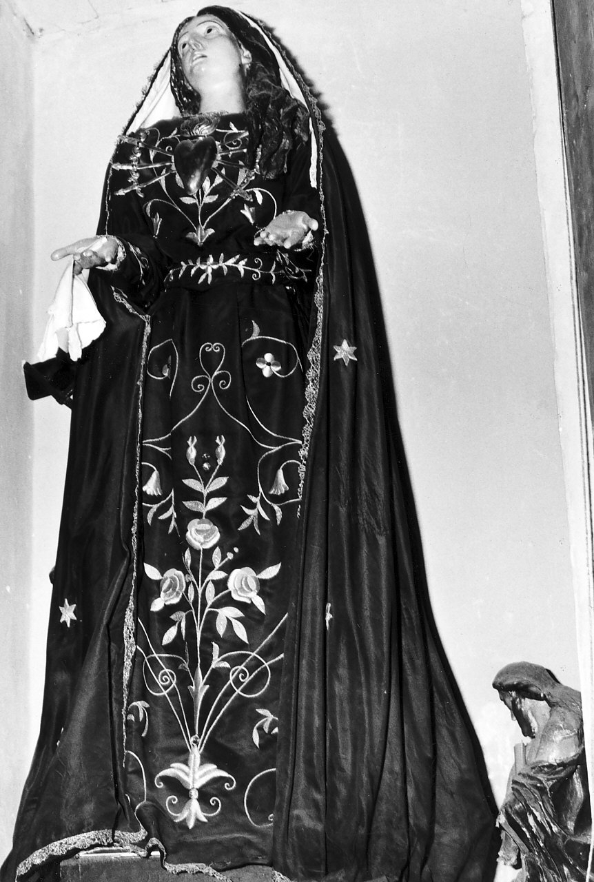 Madonna Addolorata (manichino, opera isolata) - bottega calabrese (fine sec. XVIII)