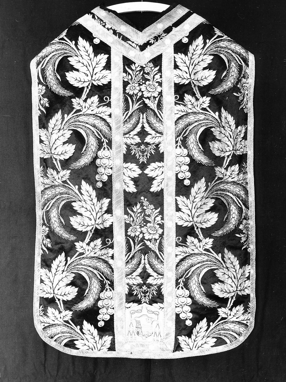 paramento liturgico, insieme - manifattura calabrese (sec. XIX)