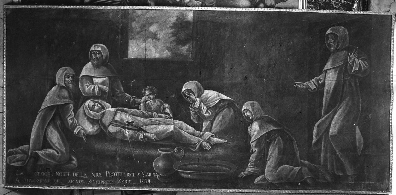 scene della vita di Santa Marina (dipinto, ciclo) - ambito calabrese (sec. XIX)