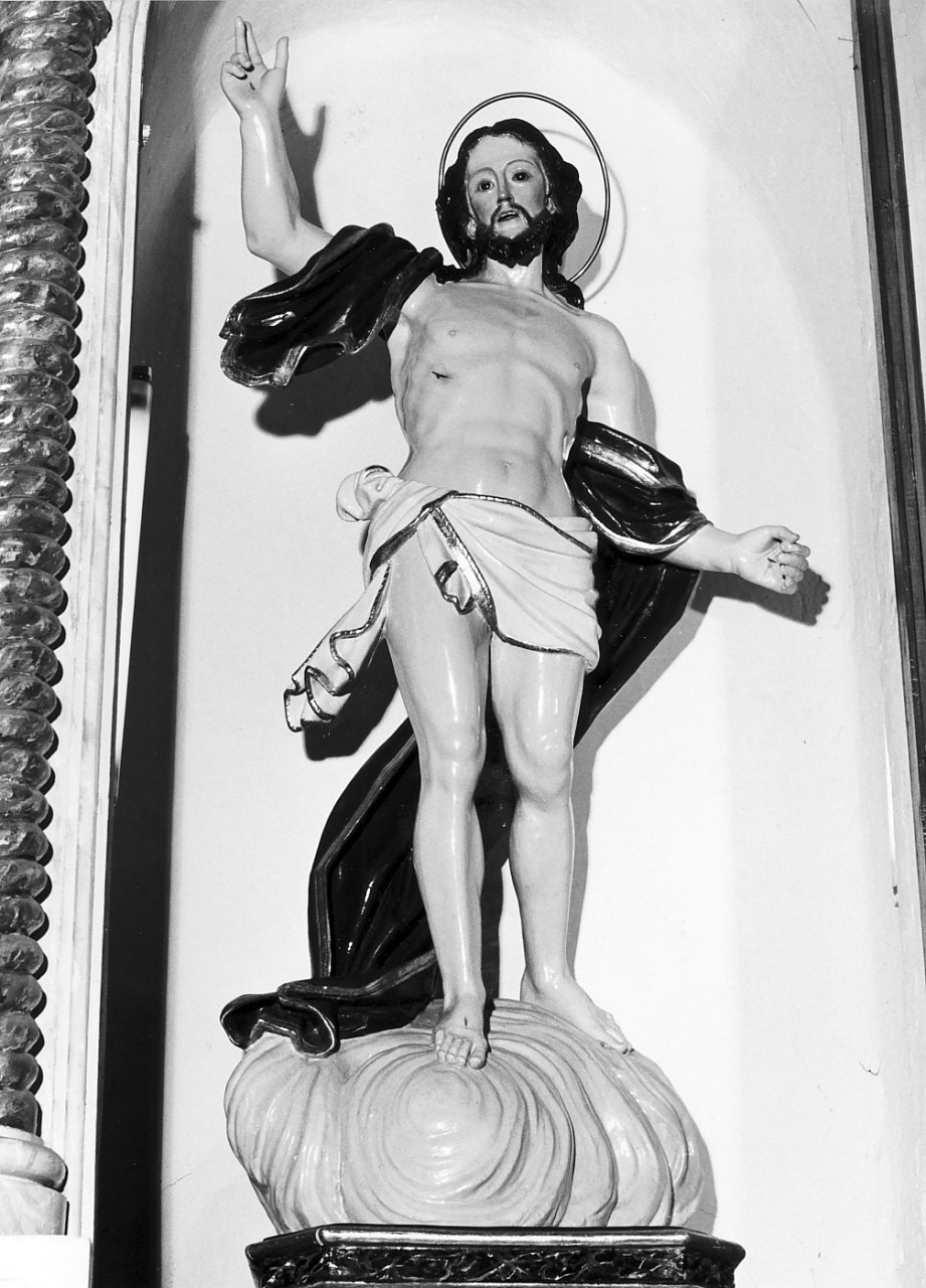 Cristo redentore benedicente (statua, opera isolata) - bottega calabrese (inizio sec. XIX)
