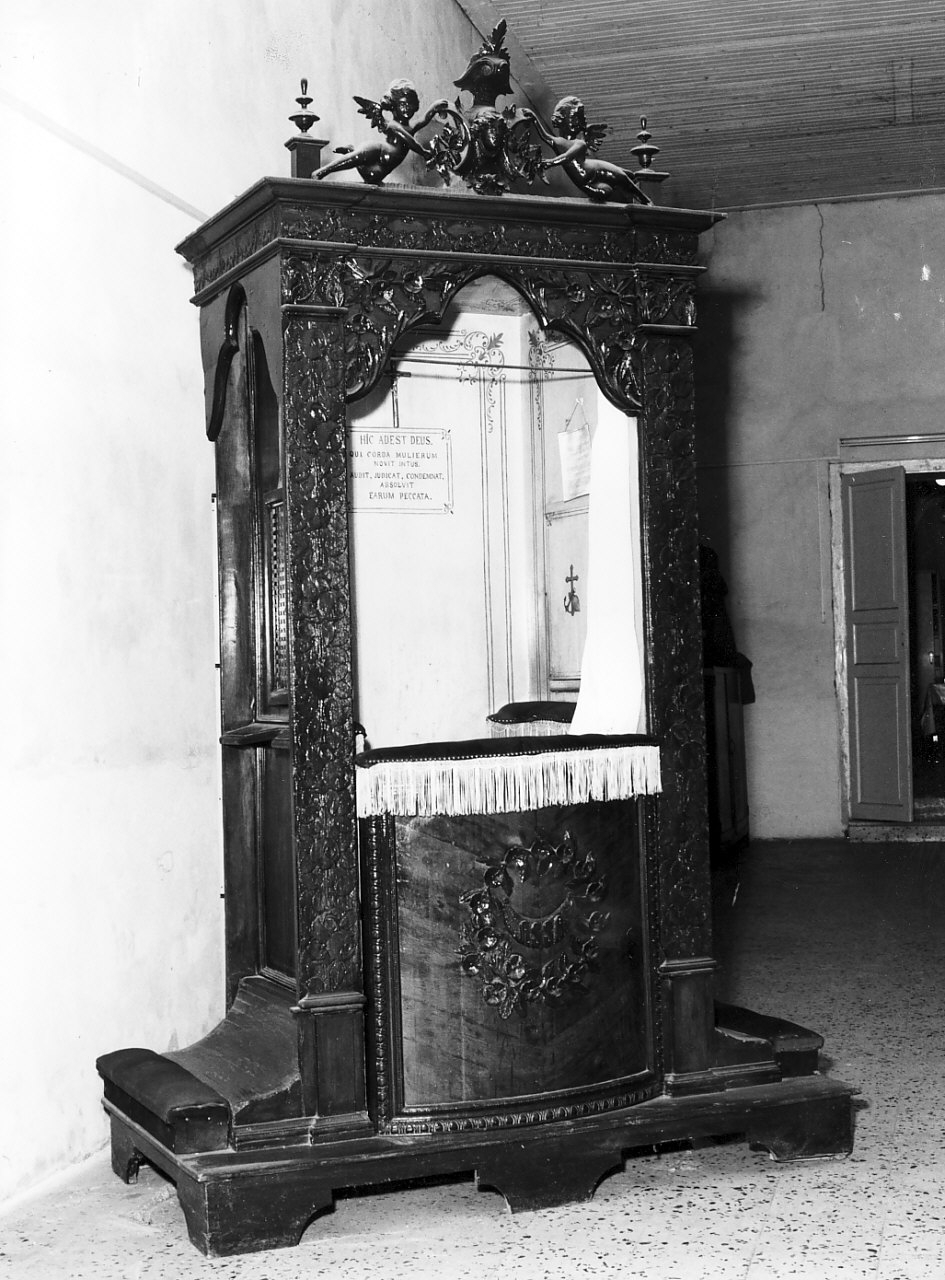 confessionale, opera isolata - bottega calabrese (fine sec. XVIII)